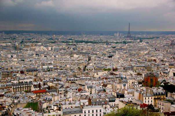 The view from Sacre Coeur.  Photo by Evan Schneider.